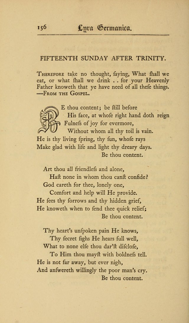 Lyra Germanica: hymns for the Sundays and chief festivals of the Christian year page 156