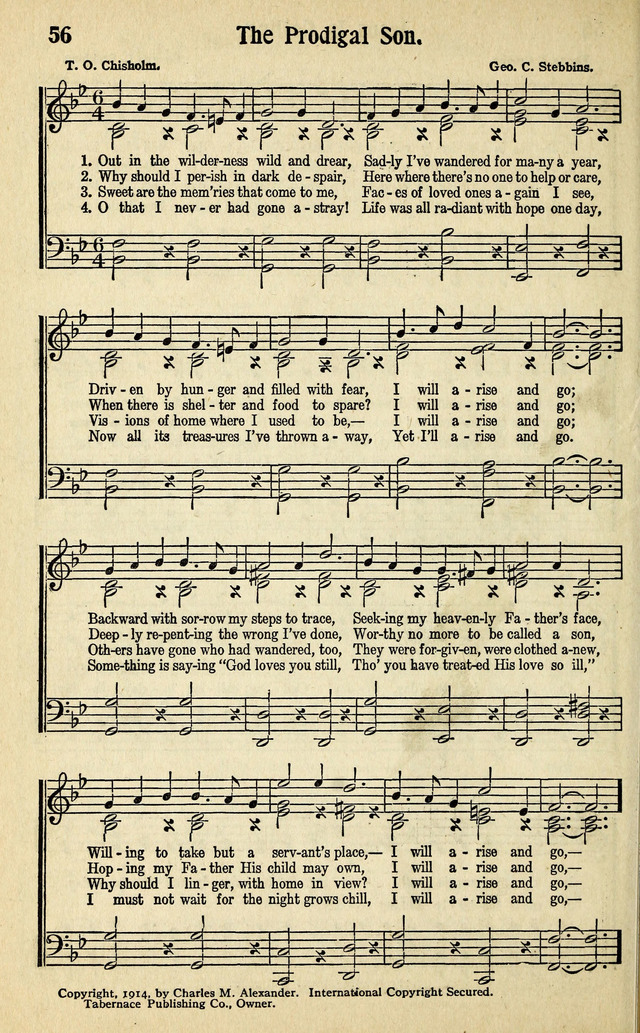 Living Gospel Songs and Choruses page 56