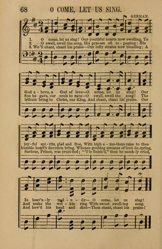 Linden Harp: a rare collection of popular melodies adapted to sacred and moral songs, original and selected. Illustrated. Also a manual of... page 68