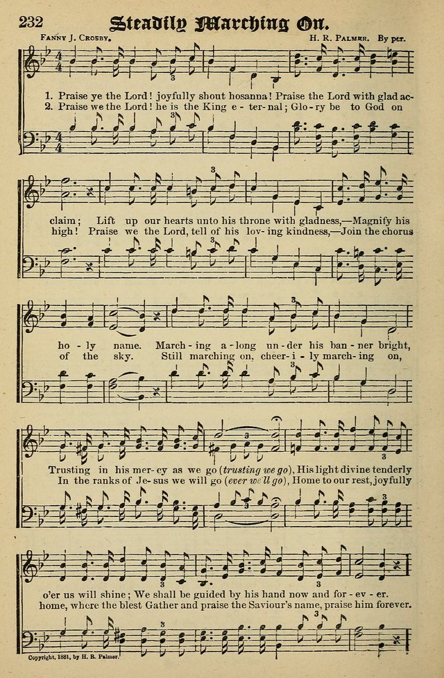 Living Hymns: for use in the Sabbath School, Christian Endeavor Meetings, the church & home page 232