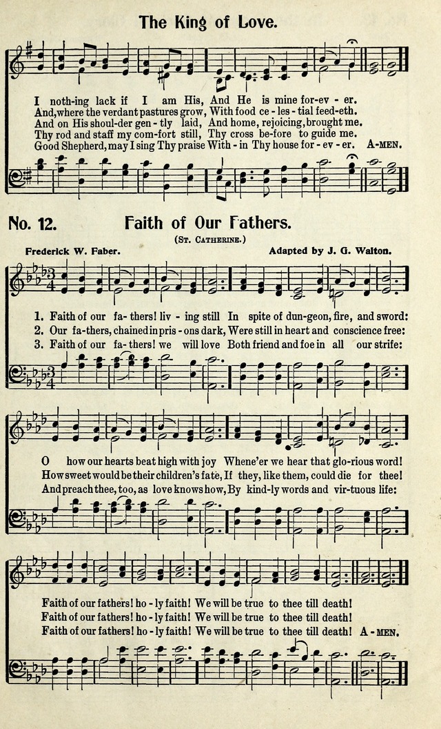 Living Hymns: the small hymnal: a book of worship and praise for the developing life page 15
