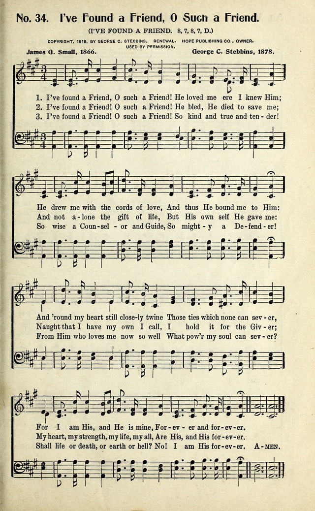 Living Hymns: the small hymnal: a book of worship and praise for the developing life page 33