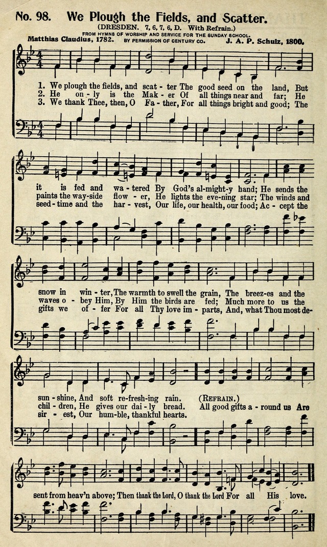 Living Hymns: the small hymnal: a book of worship and praise for the developing life page 90