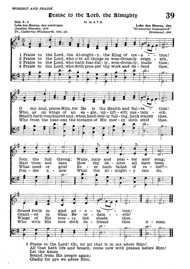 The Lutheran Hymnal page 211