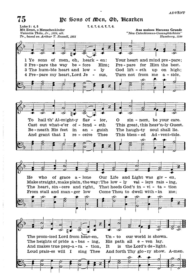 The Lutheran Hymnal page 250