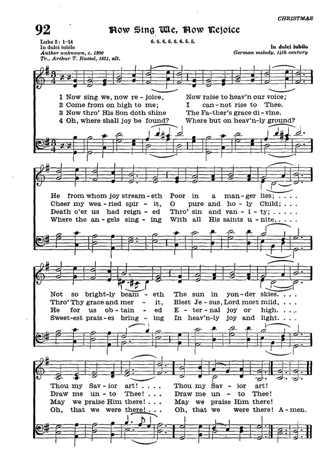 The Lutheran Hymnal page 270