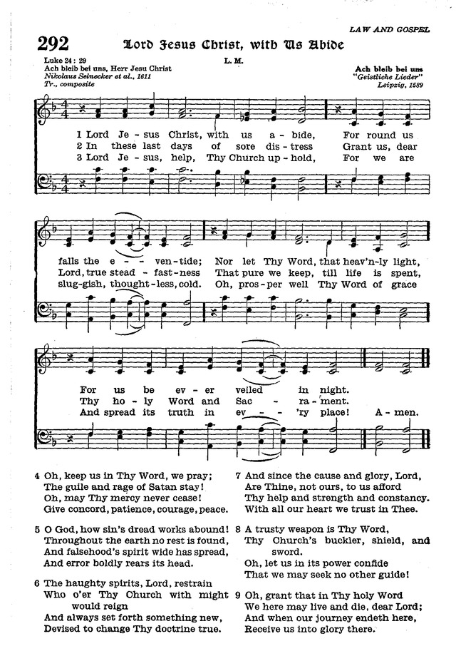 The Lutheran Hymnal page 472