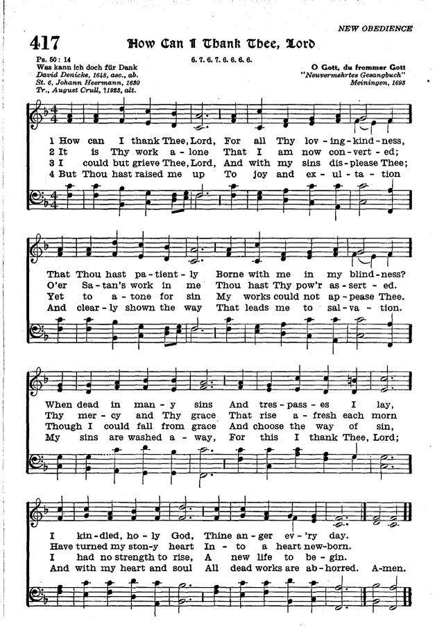 The Lutheran Hymnal page 596