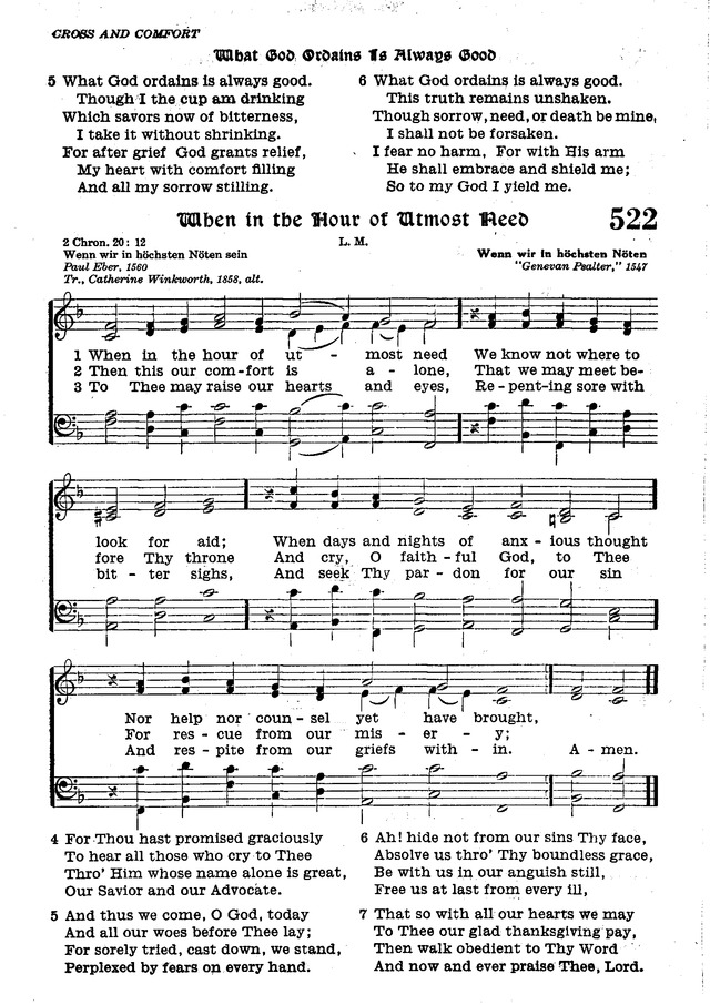The Lutheran Hymnal page 695