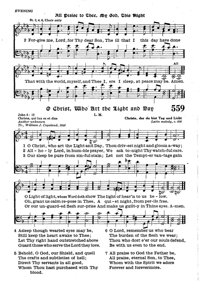 The Lutheran Hymnal page 731
