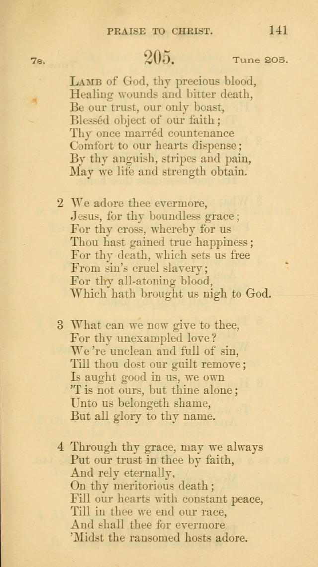 The Liturgy and Hymns of the American Province of the Unitas Fratrum page 217