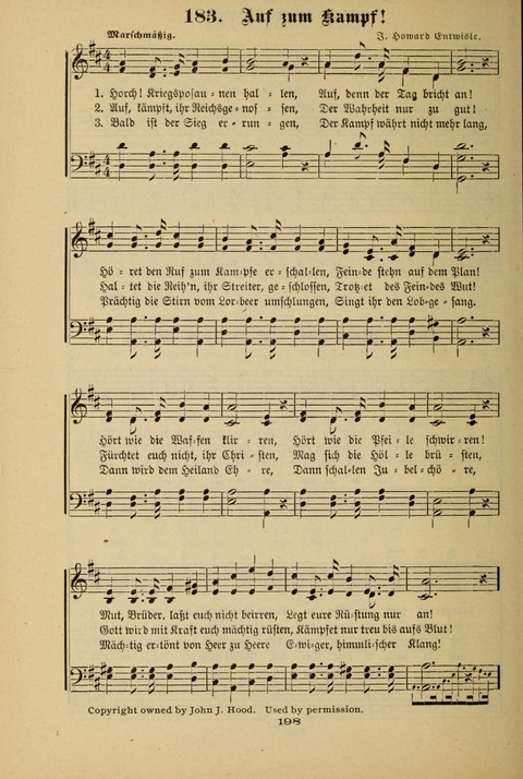 Lobe den Herrn!: eine Liedersammlung für die Sonntagschul- und Jugendwelt page 196