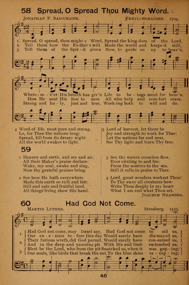 Lutheran Hymnal for the Sunday School page 46