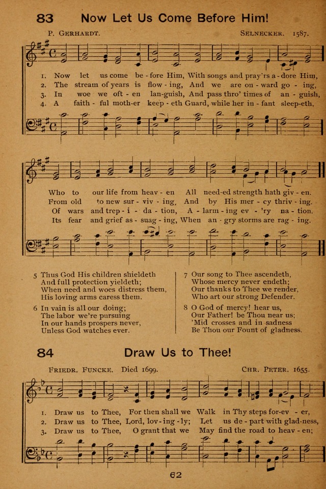 Lutheran Hymnal for the Sunday School page 62