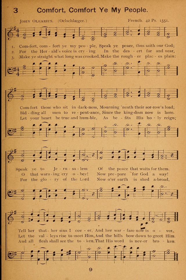 Lutheran Hymnal for the Sunday School page 9