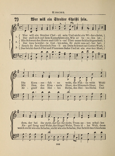 Liederlust: Altes und Neues für Muntere Sänger in Kirche, Schule und Haus page 102