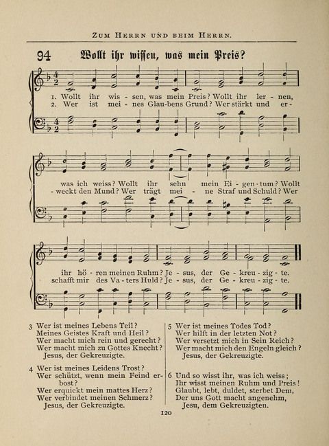Liederlust: Altes und Neues für Muntere Sänger in Kirche, Schule und Haus page 120