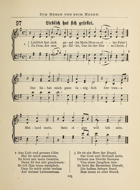Liederlust: Altes und Neues für Muntere Sänger in Kirche, Schule und Haus page 123