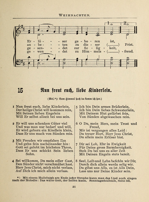 Liederlust: Altes und Neues für Muntere Sänger in Kirche, Schule und Haus page 21