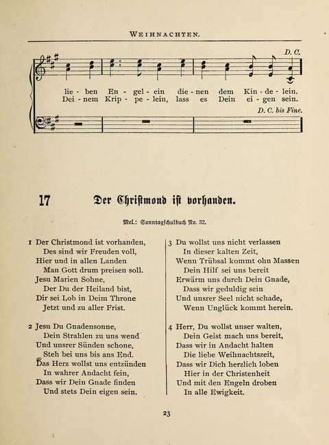 Liederlust: Altes und Neues für Muntere Sänger in Kirche, Schule und Haus page 23