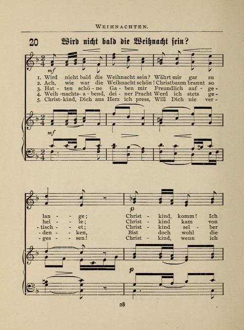 Liederlust: Altes und Neues für Muntere Sänger in Kirche, Schule und Haus page 28