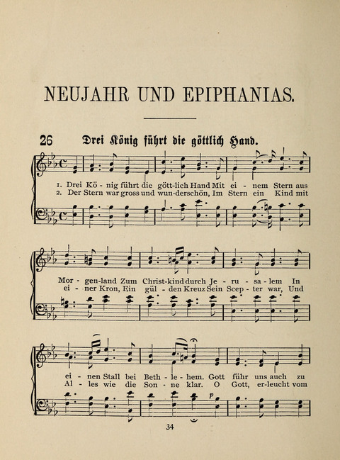 Liederlust: Altes und Neues für Muntere Sänger in Kirche, Schule und Haus page 34