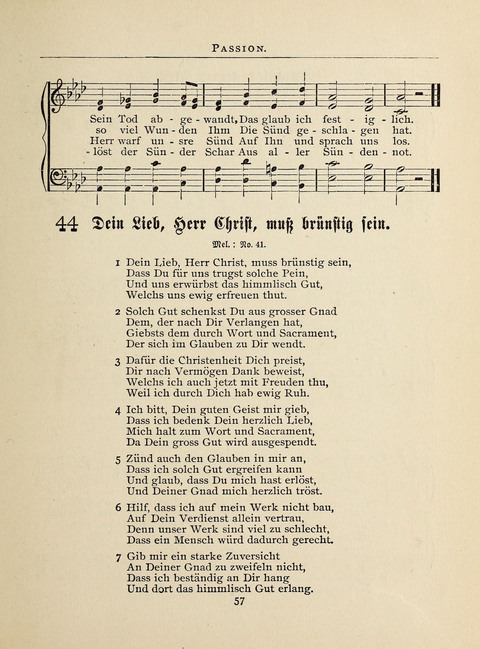 Liederlust: Altes und Neues für Muntere Sänger in Kirche, Schule und Haus page 57