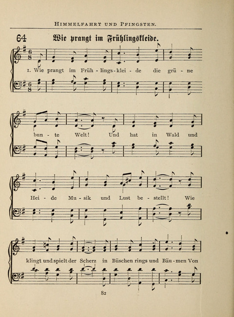 Liederlust: Altes und Neues für Muntere Sänger in Kirche, Schule und Haus page 82