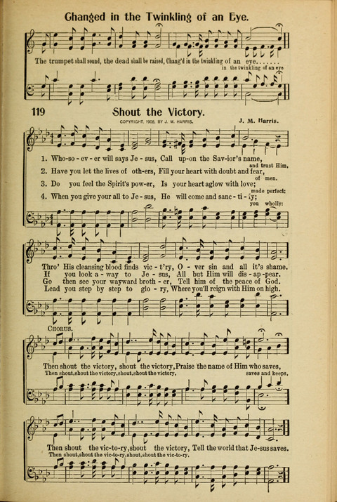 Light and Life Songs No. 2 page 119