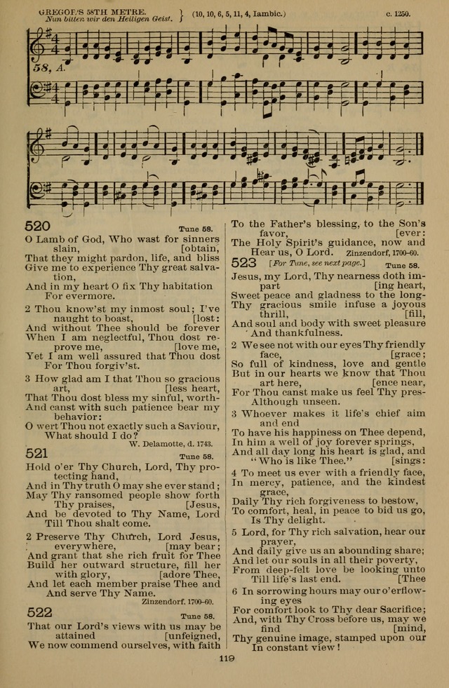 The Liturgy and the Offices of Worship and Hymns of the American Province of the Unitas Fratrum, or the Moravian Church page 303