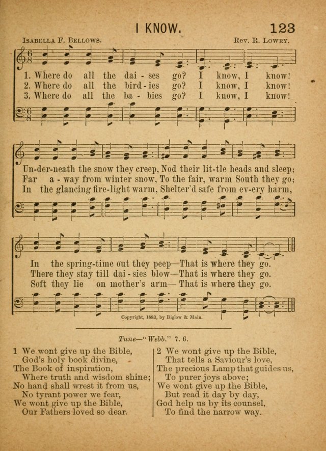 Little Pilgrim Songs: for primary classes and singing in the home: a new collection of sacred and secular songs, (including motion songs) together with a number of services for anniversary occasions page 118