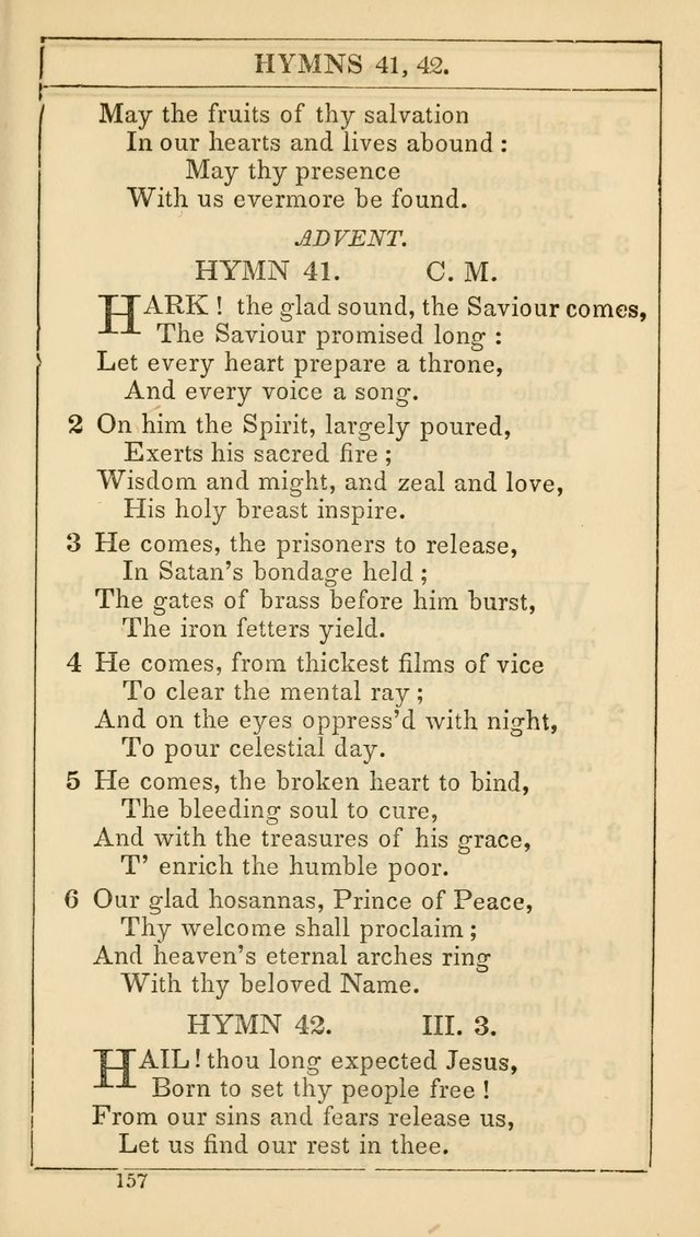 The Lecture-Room Hymn-Book: containing the psalms and hymns of the book of common prayer, together with a choice selection of additional hymns, and an appendix of chants and tunes... page 168