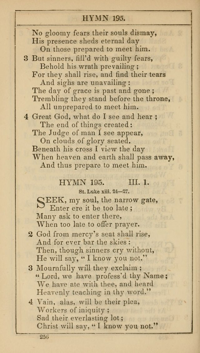 The Lecture-Room Hymn-Book: containing the psalms and hymns of the book of common prayer, together with a choice selection of additional hymns, and an appendix of chants and tunes... page 267