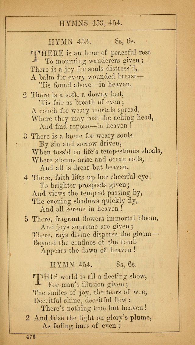 The Lecture-Room Hymn-Book: containing the psalms and hymns of the book of common prayer, together with a choice selection of additional hymns, and an appendix of chants and tunes... page 490