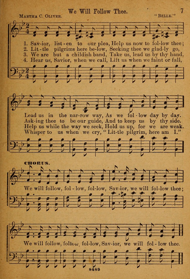 Little Sacred Songs: for Little Singers of the primary department of the Sunday school, and for Kindergartens and the home page 7
