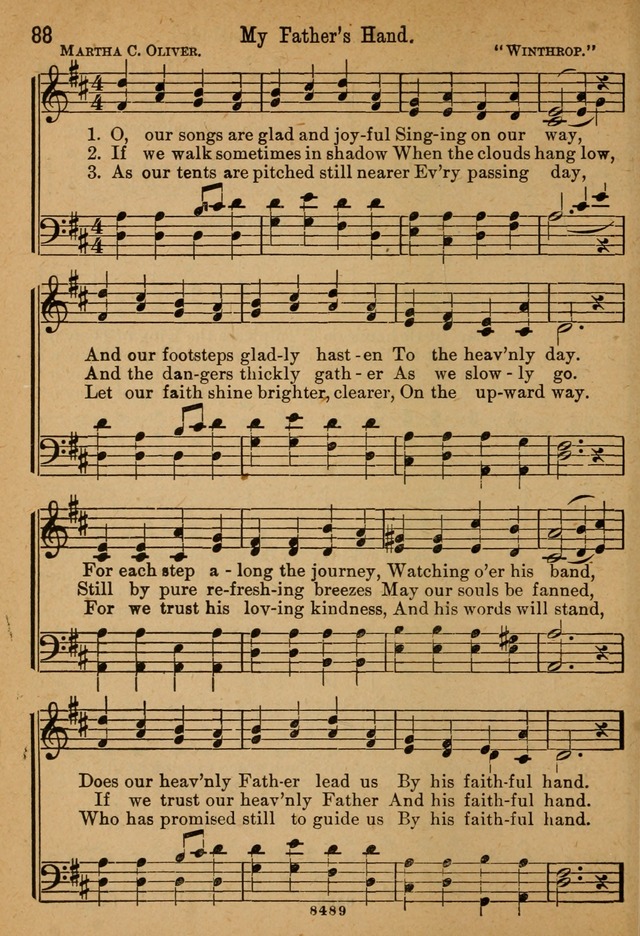 Little Sacred Songs: for Little Singers of the primary department of the Sunday school, and for Kindergartens and the home page 88