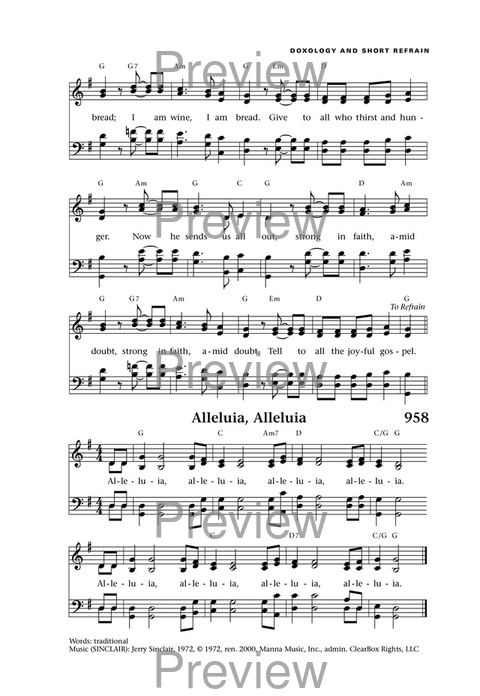 Lift Up Your Hearts: psalms, hymns, and spiritual songs page 1033