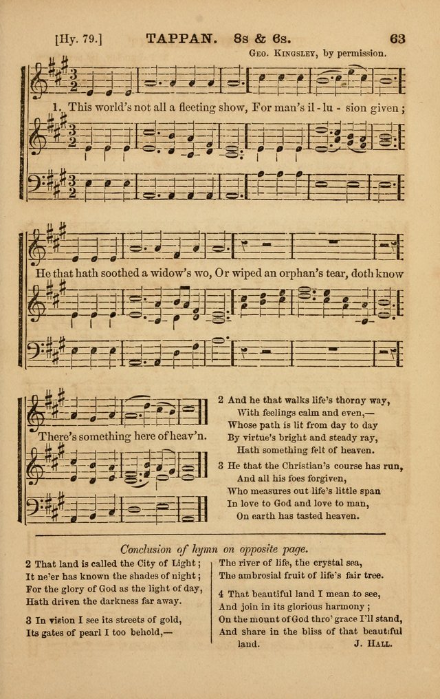 The Melodeon: a collection of hymns and tunes with original and selected music, adapted to all occiasions of social worship page 63