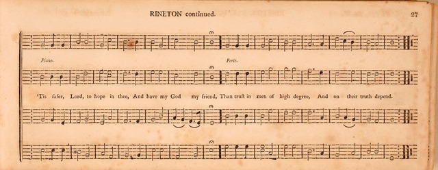 The Middlesex Collection of Church Music: or, ancient psalmody revived: containing a variety of psalm tunes, the most suitable to be used in divine service (2nd ed. rev. cor. and enl.) page 27