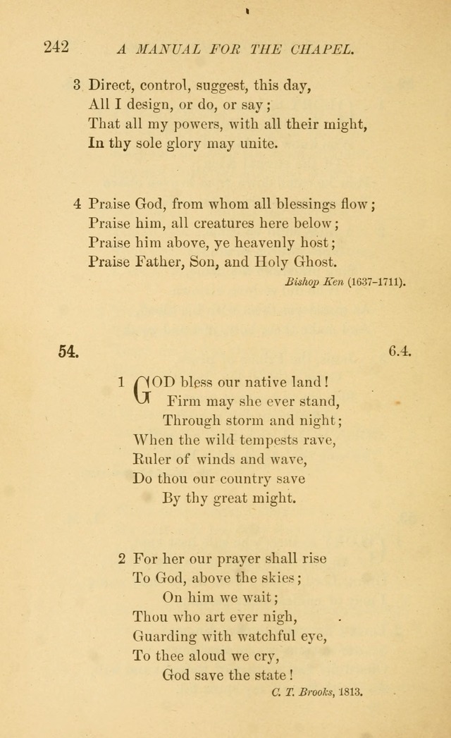 Manual for the chapel of Girard College page 251