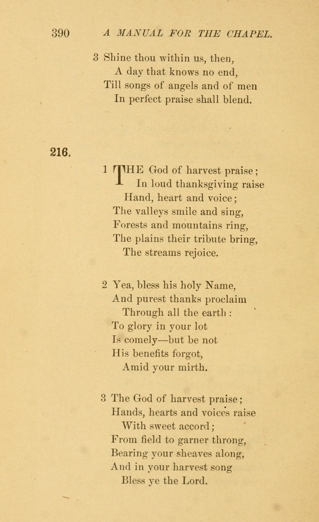 Manual for the chapel of Girard College page 399