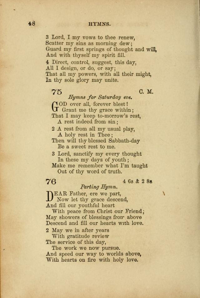 A Manual of Devotion and Hymns for the House of Refuge, City of New York page 122