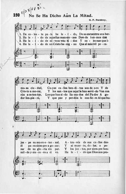 Melodias Evangelicas para el Uso de las Iglesias Evangelicas de Habla Española en Todo el Mundo page 187