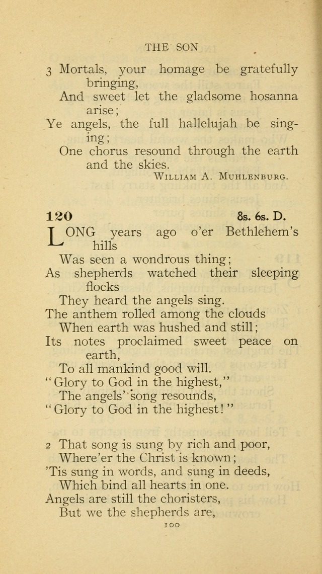 The Methodist Hymnal (Text only edition) page 100