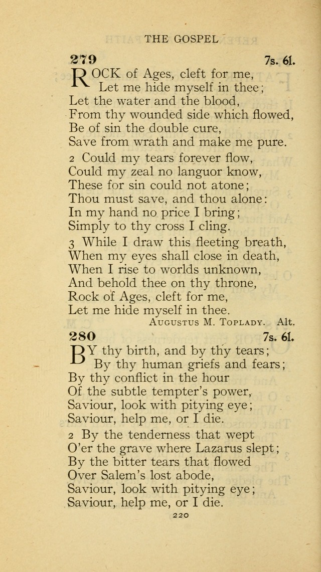The Methodist Hymnal (Text only edition) page 220