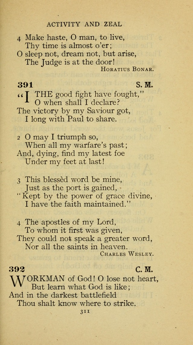 The Methodist Hymnal (Text only edition) page 311