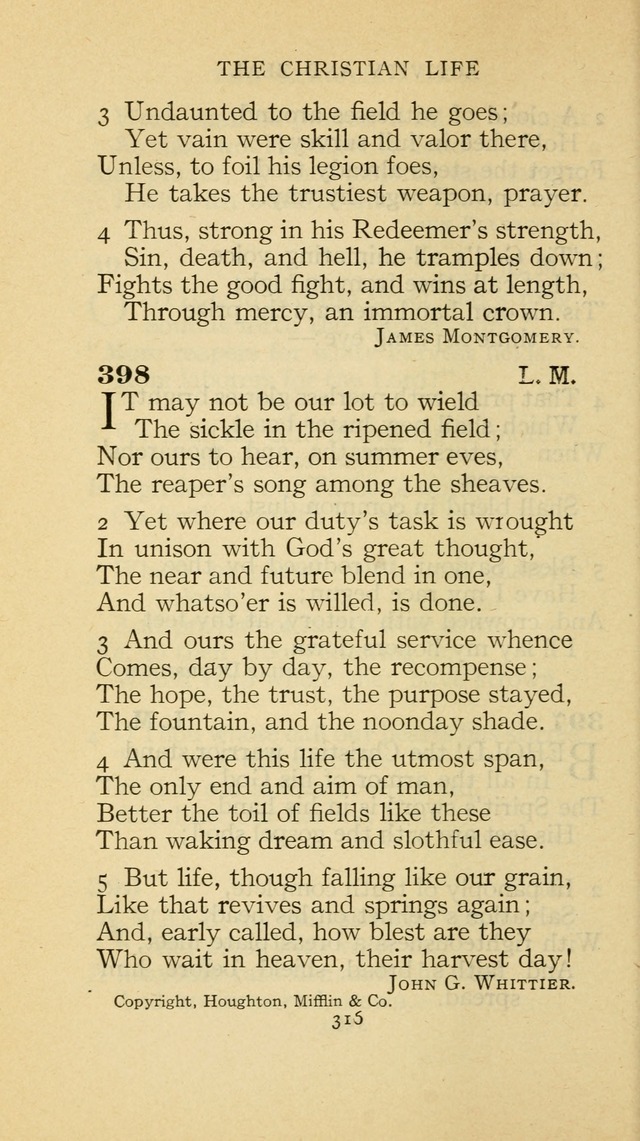 The Methodist Hymnal (Text only edition) page 316