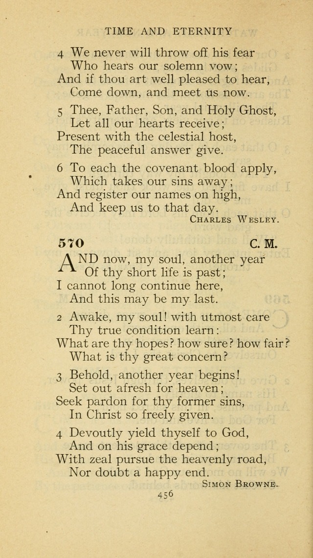 The Methodist Hymnal (Text only edition) page 456