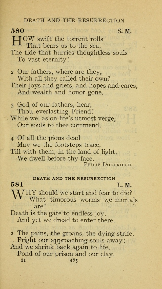 The Methodist Hymnal (Text only edition) page 465