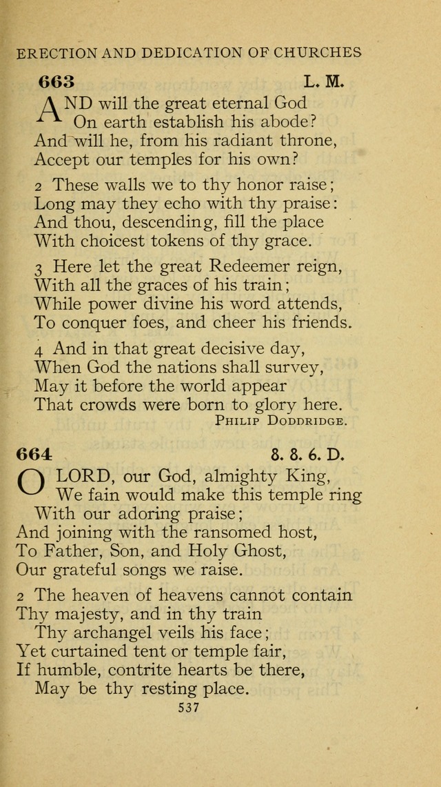 The Methodist Hymnal (Text only edition) page 537